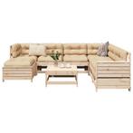vidaXL 8-delige Loungeset massief grenenhout, Verzenden, Nieuw, Loungeset