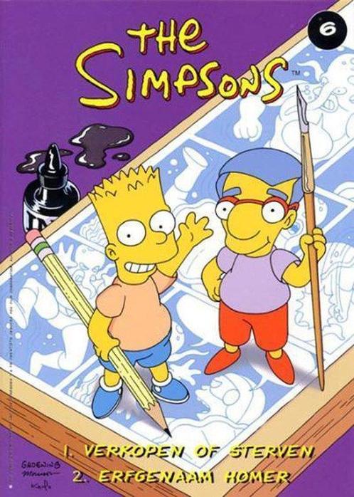 Simpsons 06. verkopen of sterven / erfgenaam homer, Boeken, Stripboeken, Gelezen, Verzenden