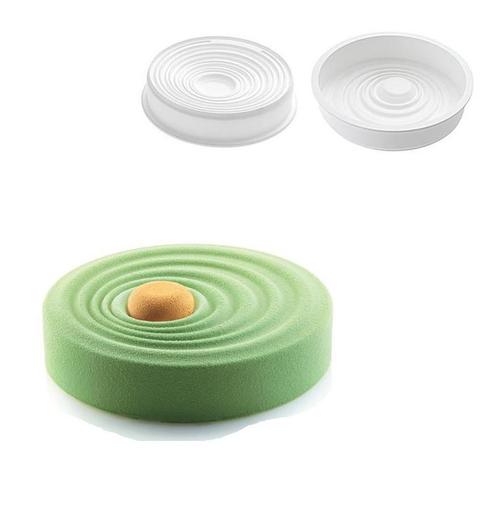 Silikomart Siliconen Vorm Vague Ø20x4,5cm, Hobby en Vrije tijd, Taarten en Cupcakes maken, Nieuw, Verzenden