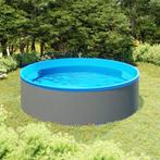 vidaXL Splasher pool 350x90 cm grijs, Verzenden, Nieuw