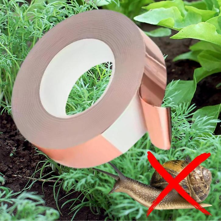 Koperfolie Tape Anti-Slakken - 30 meter (Zelfklevend), Sport en Fitness, Gezondheidsproducten en Wellness, Ophalen of Verzenden