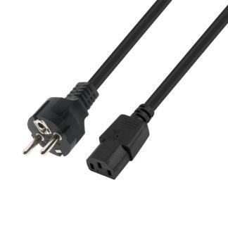 Flexibele C13 stroomkabel | ProCable | 0.5 meter, Computers en Software, Pc- en Netwerkkabels, Nieuw, Verzenden