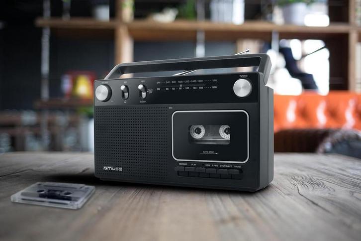 Muse M-152RC - Draagbare radio/cassetterecorder, Audio, Tv en Foto, Mp3-spelers | Overige merken, Verzenden