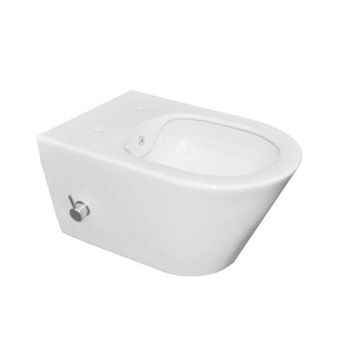 Wandcloset Boss & Wessing Randloos Met Ingebouwde Bidetkraan, Doe-het-zelf en Verbouw, Sanitair, Ophalen of Verzenden