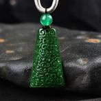 Gecertificeerde jadeïet jadehanger Een meesterlijke fusie