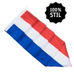 NR 10: Nederlandse wimpel 400 cm standaard blauw 100% stil, Nieuw