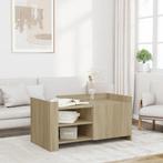 vidaXL Salontafel 100x50x50 cm bewerkt hout sonoma, Verzenden, Nieuw, Overige houtsoorten, 100 tot 150 cm