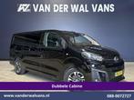 Opel Vivaro | 2.0 CDTI 150pk L3H1 Dubbele Cabine Euro6 Airco, Auto's, Bestelauto's, Gebruikt, Euro 6, Zwart, Regensensor