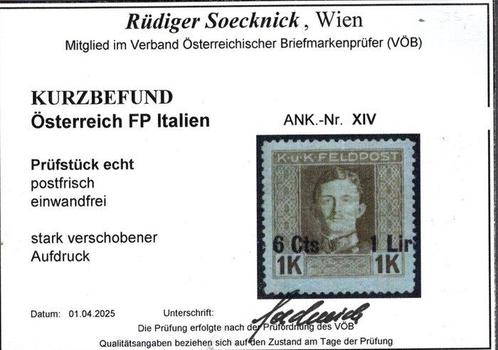 Oostenrijk-Hongarije - Italiaanse militaire post - Feldpost, Postzegels en Munten, Postzegels | Europa | Oostenrijk