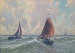 Henk Dekker (1897-1974) - Katwijk KW43 op volle zee