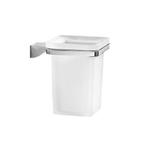 Tandenborstelhouder Sapho Glamour Hangend 8x10.8 cm Chroom /, Ophalen of Verzenden, Nieuw, Chroom, Bad