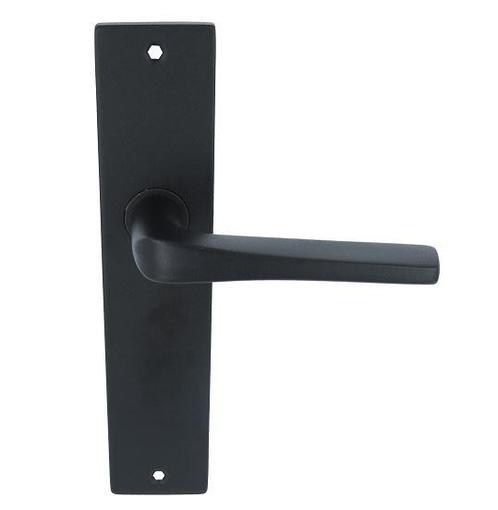 Deurklink Basis Wig Massief zwart Op langschild Blind, Doe-het-zelf en Verbouw, Hang- en Sluitwerk, Verzenden