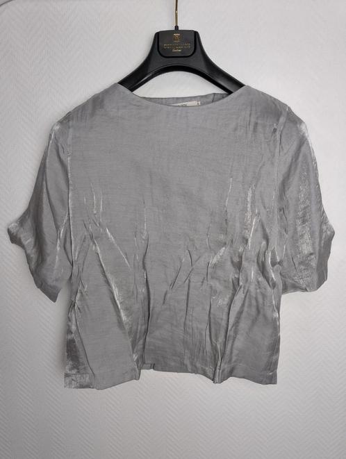 Sissy-Boy Grey Short Sleeve Top (Size S), Kleding | Dames, Tops, Nieuw, Verzenden