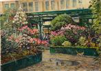 Dmitry Kostylev (XX) - Dans un jardin tropical, Antiek en Kunst