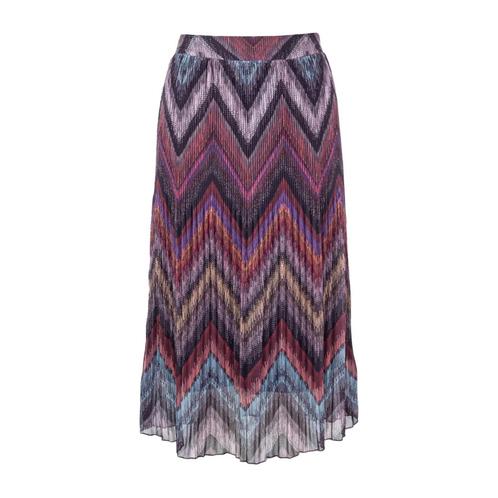Princess goes Hollywood • geplooide zig zag rok • 36, Kleding | Dames, Rokken, Paars, Nieuw, Maat 36 (S), Verzenden