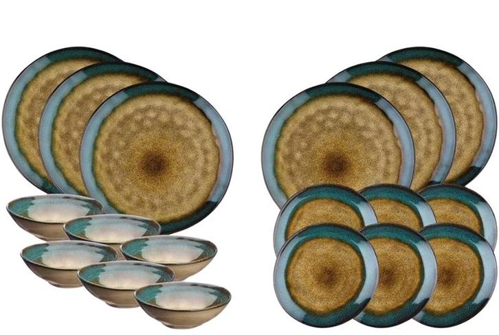 2dekans | Essensiele Servies - 18 stuks, Huis en Inrichting, Keuken | Servies, Zo goed als nieuw, Ophalen of Verzenden