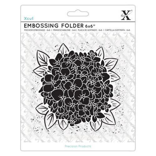 6x6 Embossing Folder - Full Bloom Hydrangea, Hobby en Vrije tijd, Overige Hobby en Vrije tijd, Verzenden