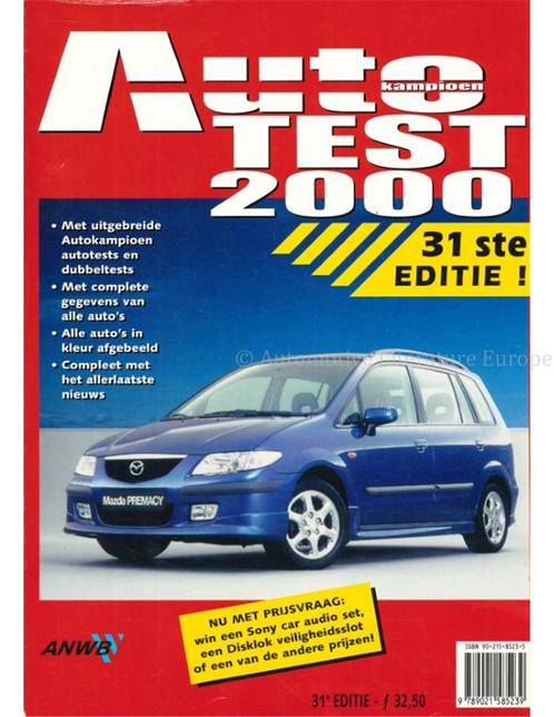 2000 AUTOTEST JAARBOEK NEDERLANDS, Boeken, Auto's | Folders en Tijdschriften
