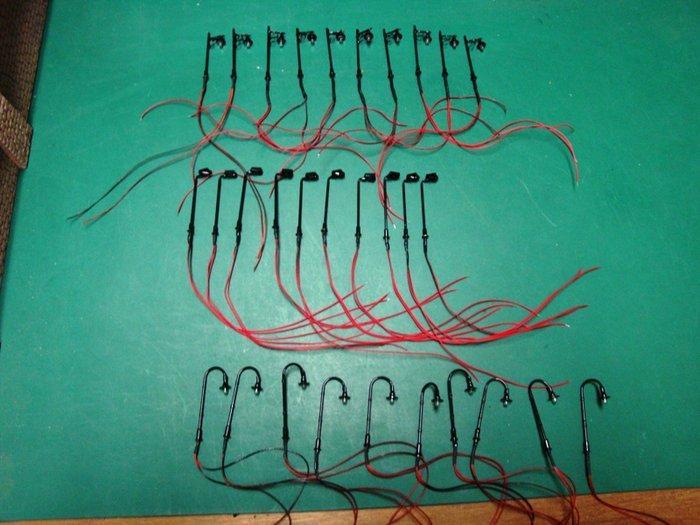 Lantaarn N - Modeltrein verlichting (30) - 3x10 lantaarns, Hobby en Vrije tijd, Modeltreinen | N-Spoor