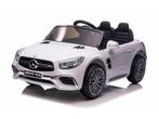 Mercedes-Benz SL65 AMG, 12v elektrische kinderauto Wit, Verzenden, Nieuw