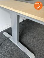 LINAK elektrisch zit-sta bureau - 180x80cm - Antraciet onder, Werkplek, Gebruikt, Ophalen of Verzenden, Bureau