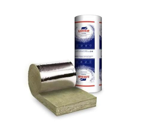 Glaswol met spijkerflens (URSA 12) 8000x600x100mm Rd:2.50, Doe-het-zelf en Verbouw, Isolatie en Afdichting, Vloerisolatie, Nieuw