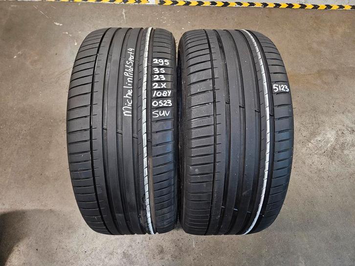 295/35/23 108Y MICHELIN PILOTSPORT4 SUV D23 6,5MM PROFIEL, Auto-onderdelen, Banden en Velgen, Overige maten, Erkend duurzaam, Zomerbanden