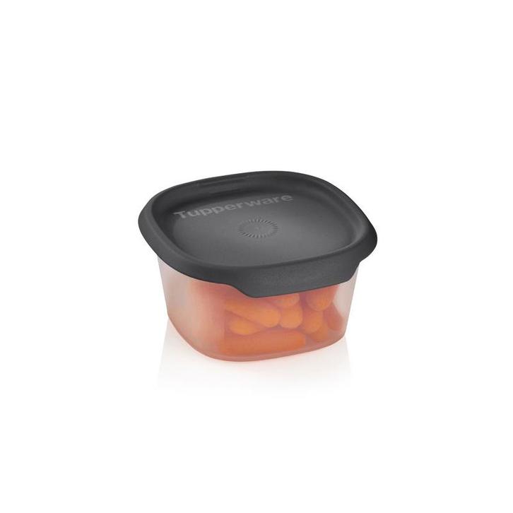 Tupperware One Touch Fresh Voorraadbus 370 ml Zwart, Huis en Inrichting, Keuken | Tupperware, Nieuw, Ophalen of Verzenden