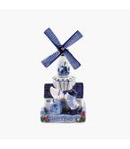 Muziekmolen kuspaar 16 cm Holland - delftsblauw, Ophalen of Verzenden, Nieuw