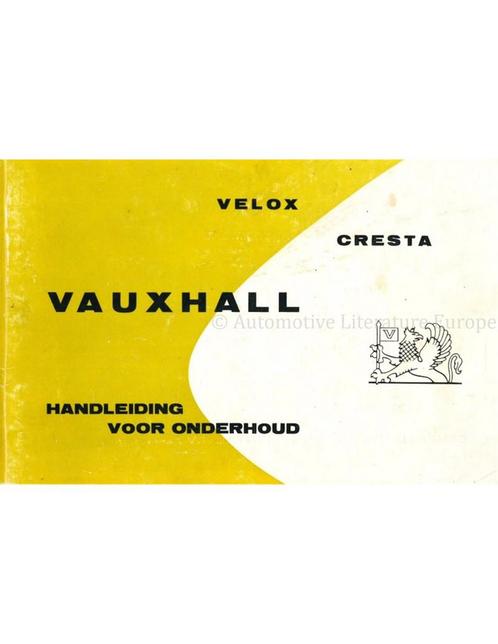 1961 VAUXHALL CRESTA INSTRUCTIEBOEKJE NEDERLANDS, Auto diversen, Handleidingen en Instructieboekjes