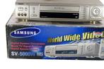 Samsung SV-5000W  | VHS Videorecorder | World Wide Multi-sy, Audio, Tv en Foto, Videospelers, Nieuw, Verzenden