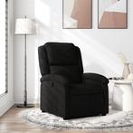 Fauteuil Zwart Stof - Verstelbaar - Topdeal! 35% Korting, Huis en Inrichting, Fauteuils, Ophalen of Verzenden, Nieuw, 125 tot 150 cm