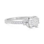 Ring - 18 karaat Witgoud - 1.46ct. tw. Diamant (Natuurlijk), Nieuw