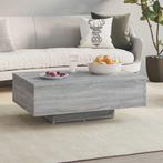 vidaXL Salontafel 85x55x31 cm bewerkt hout grijs sonoma, Huis en Inrichting, Tafels | Salontafels, 50 tot 100 cm, Verzenden, Nieuw