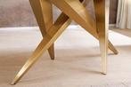 Design eettafel ART LIVING 200cm wit marmer keramiek metaal, Huis en Inrichting, Tafels | Eettafels, Ophalen of Verzenden, Nieuw
