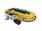 Veiling - Intex Challenger 3 Set Opblaasboot 3-persoons, Gebruikt