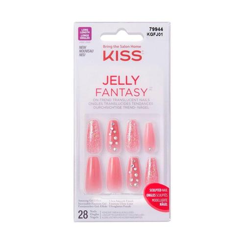 Kiss Jelly Fantasy Be Jelly Kunstnagels, Sieraden, Tassen en Uiterlijk, Uiterlijk | Lichaamsverzorging, Nieuw, Verzenden