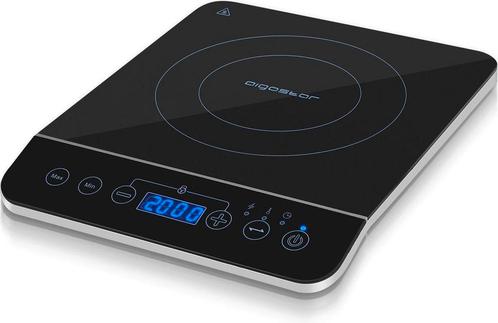 Aigostar Inductie Kookplaat - 2000 Watt - Timer - Zwart, Huis en Inrichting, Overige Huis en Inrichting, Verzenden