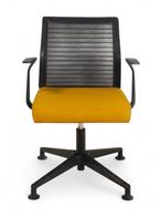 Steelcase Think vergaderstoel, zwart-okergeel, Huis en Inrichting, Stoelen, Ophalen of Verzenden, Nieuw