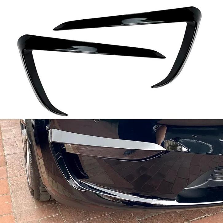 Aero Spoilers Voorbumper | Tesla | Model Y 21- 5d sed. | bum, Auto diversen, Tuning en Styling, Verzenden