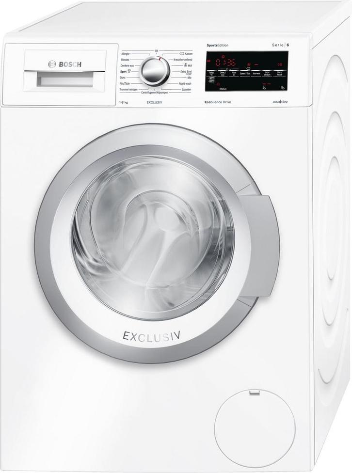 Bosch Wat28490 Varioperfect Wasmachine 8kg 1400t, Witgoed en Apparatuur, Wasmachines, Zo goed als nieuw, Voorlader, 85 tot 90 cm