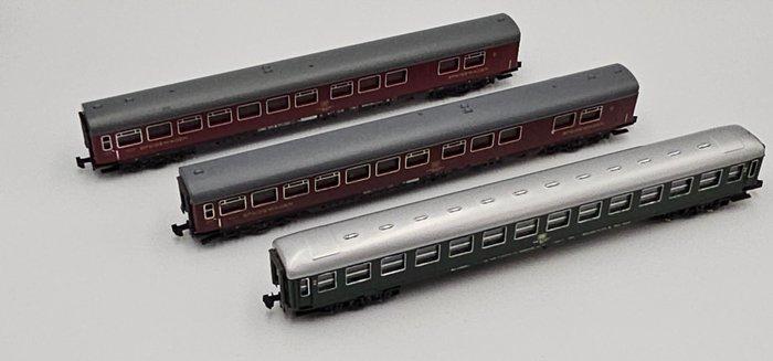 Atlas, Minitrix N - 3083 - Modeltrein personenwagen (3) -, Hobby en Vrije tijd, Modeltreinen | N-Spoor