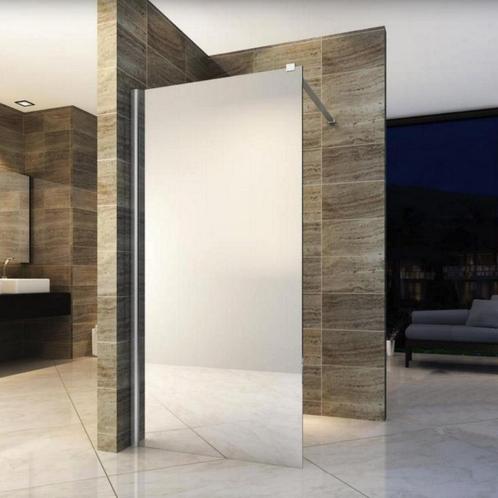 BWS Douchewand Mirror 8mm | Spiegelglas | Inloopdouche (Alle, Doe-het-zelf en Verbouw, Sanitair, Douche, Nieuw, Ophalen of Verzenden