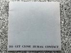 To get close human contact – O bliski miedzyludzki kontakt, Verzenden, Gelezen, Overige onderwerpen