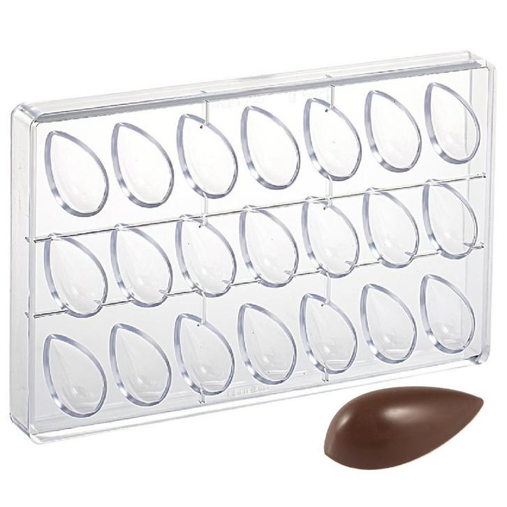 Martellato Bonbonvorm Druppel (21x) 5x2,5x1,5cm, Hobby en Vrije tijd, Taarten en Cupcakes maken, Nieuw, Verzenden