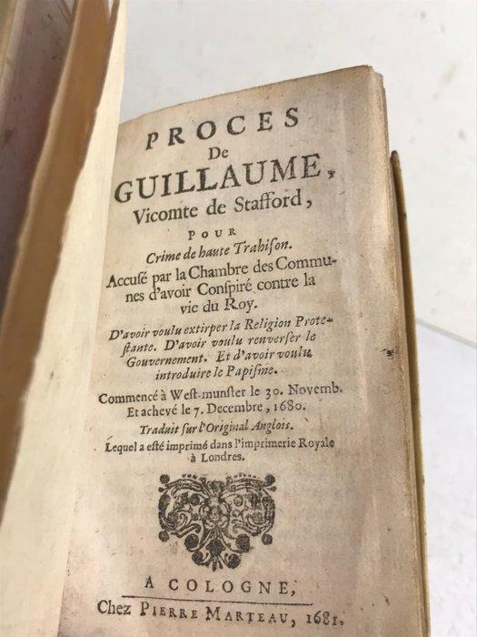 [William Howard] - Procès de Guillaume, vicomte de Stafford,, Antiek en Kunst, Antiek | Boeken en Bijbels