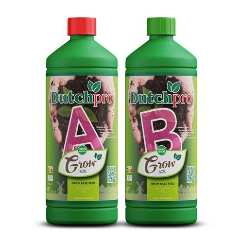 DutchPro, Grow Soil A+B - 1L, Tuin en Terras, Plantenvoeding
