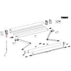 Thule 4900 Binnenkap links antra, Caravans en Kamperen, Nieuw