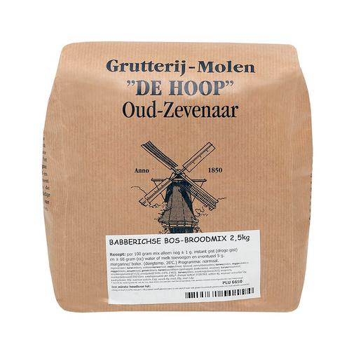 Molen de Hoop Babberichse Bos Broodmix 2,5kg, Hobby en Vrije tijd, Taarten en Cupcakes maken, Nieuw, Verzenden