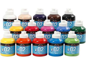 A-color acrylverf, 02 - matt, 15x500 ml beschikbaar voor biedingen